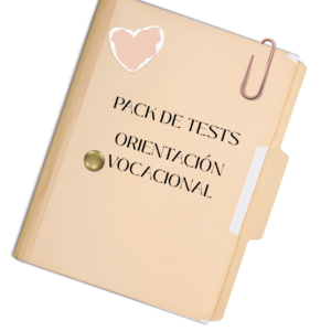 Pack de Tests de Orientación Vocacional - Manuales/Protocolos/Plantillas
